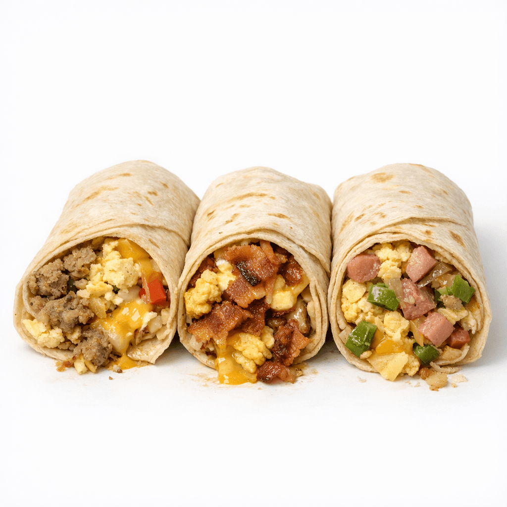 Assorted Breakfast Wraps